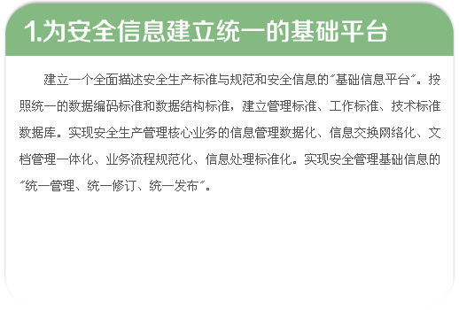 为安全信息建立统一的基础平台